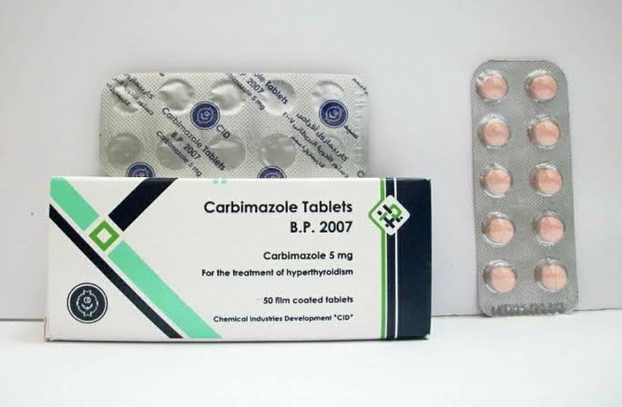 دواء كاربيمازول Carbimazole لعلاج فرط نشاط الغدة الدرقية