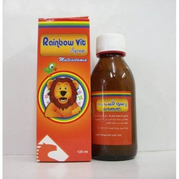 Rainbow vit - Syrup