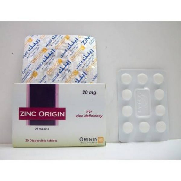 Zinc origin - Tablets